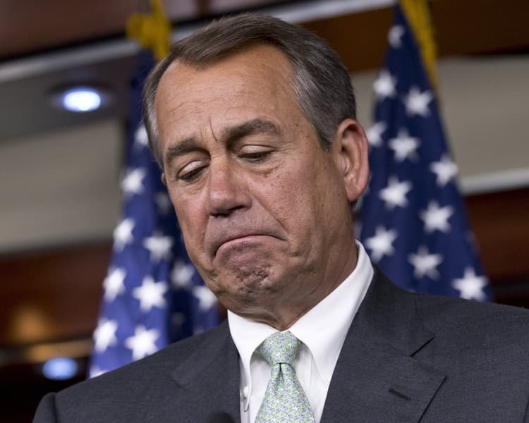 Sad John Boehner meme template