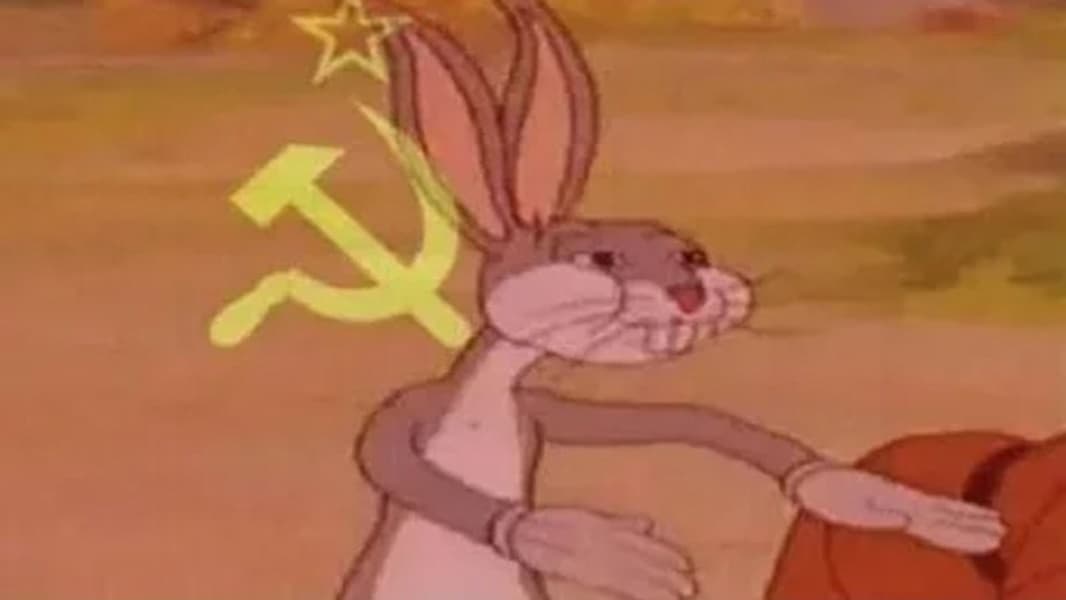 Communist Bugs Bunny meme template