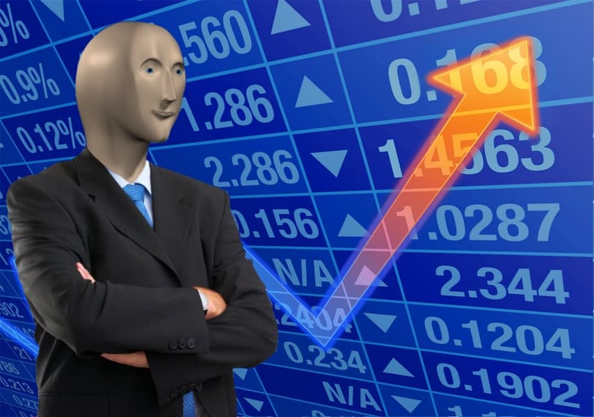 Stonks meme template