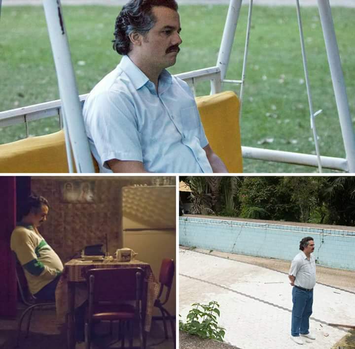 Sad Pablo Escobar meme template